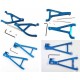 HOT RACING TRAXXAS REVO BLUE ALLOY ARM SET